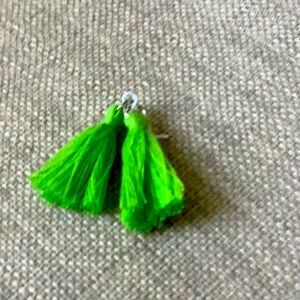 Green earrings